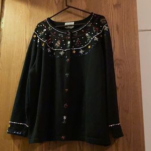 Sequined Christmas sweater